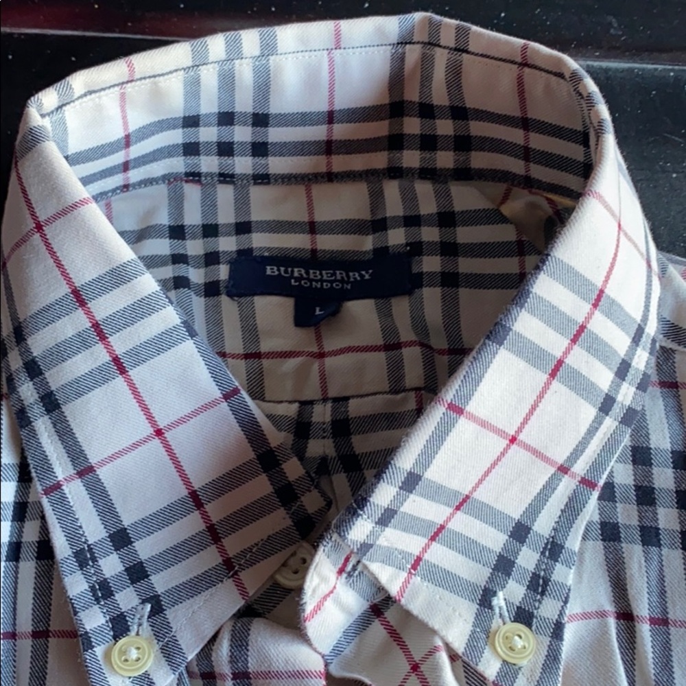 Burberry Botton dress shirt.